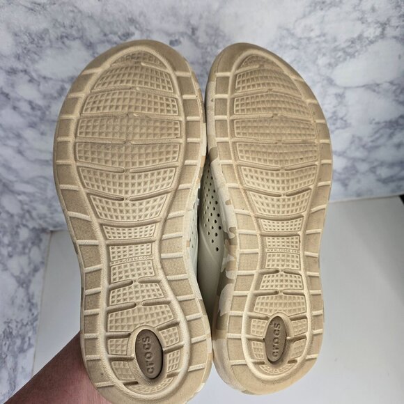 Crocs Literide Pacer Sneaker‎ Womens 7 Beige Camo Breathable Outdoor Gorpcore - Picture 4 of 14